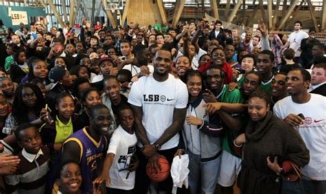 lebron james philanthropic work|Lakers' LeBron James building community hub, family housing.